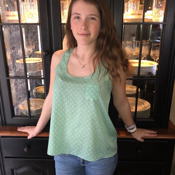 Maison Jules Tops - Women’s polka doted tank!